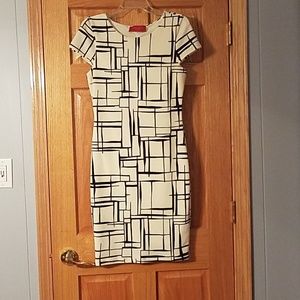 Black and white stripper dress from Akira